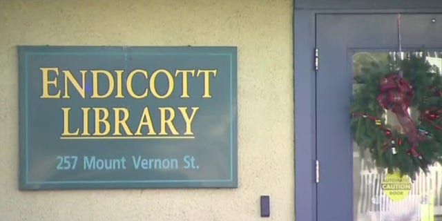 The Endicott branch library in Dedham, Mass.