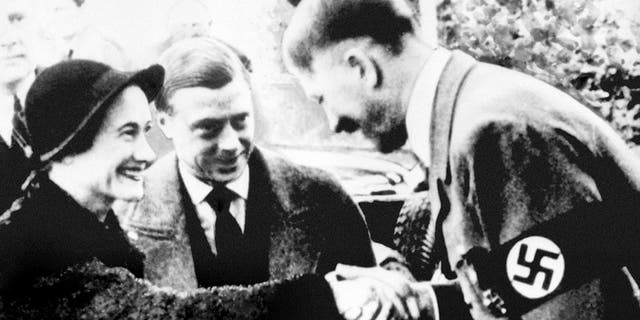 Adolf Hitler meeting Wallis Simpson and Edward VIII.