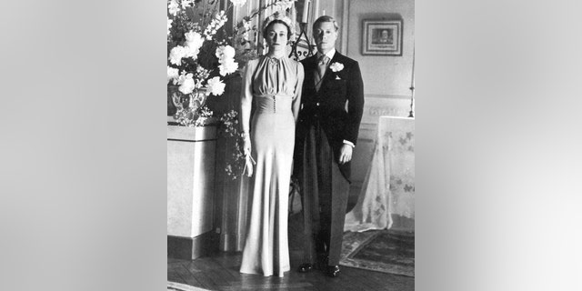 The marriage of the Duke of Windsor and Wallis Simpson, 3 June 1937.