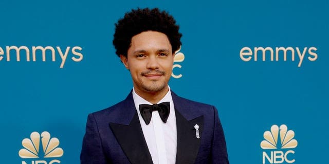 Trevor Noah arrives to the 74th Annual Primetime Emmy Awards held at the Microsoft Theater on September 12, 2022.