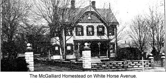 W. V. McGalliard lived in this Hamilton Township homestead for many years, planting America's first Christmas tree farm here in 1901. 