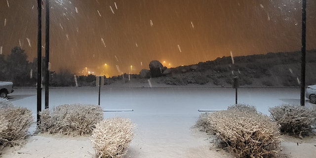 NWS Reno warned residents of western Nevada to be careful on roadways Saturday night.