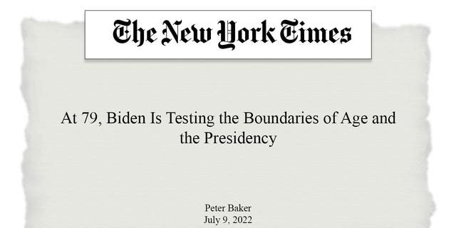 The New York Times published a stunning report in July about concerns over President Biden's health as he looks towards a 2024 run.