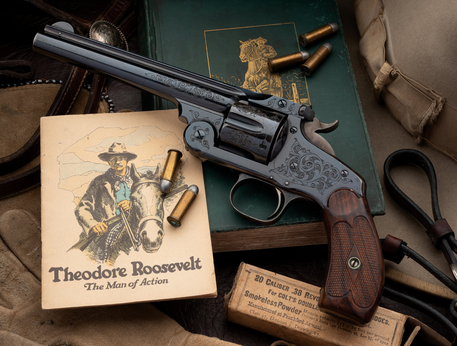 It is unknown whether the new owner of this famous revolver will display it or use it as a nightstand gun, as Roosevelt did in the White House.