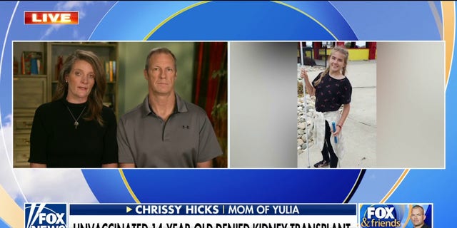 The parents of Yulia Hicks, a 14-year-old girl, appeared on "Fox and Friends Weekend" on Saturday to discuss their daughter's case. 