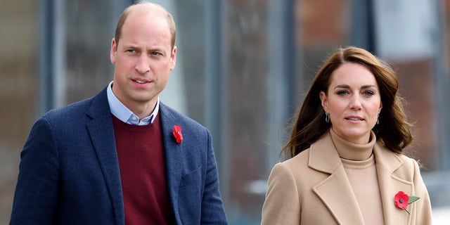Prince William, seen here with his wife Kate Middleton, is heir to the British throne.